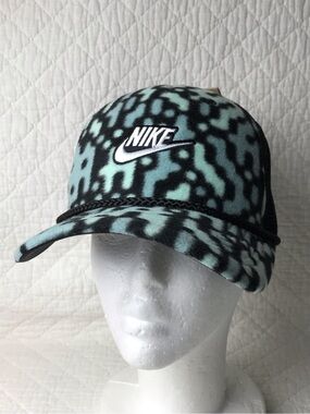 Nike Rise Cap Hat Fleece Adult Unisex SZ M/L Green Black HQ0373-010